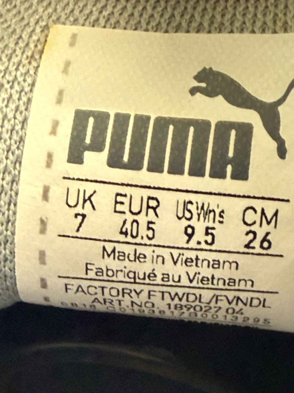 Puma Carson Runner Knit Sneakers Shoes Lightweight Running Shoes Grey size 9.5 - Picture 13 of 15